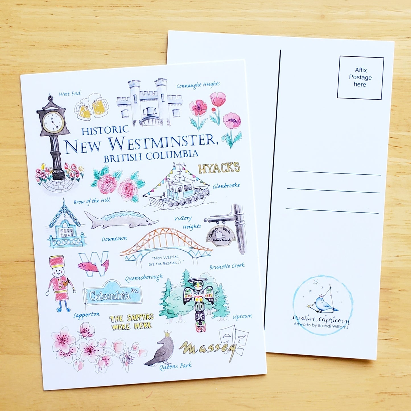 Postcard - New West by Brandi Williams