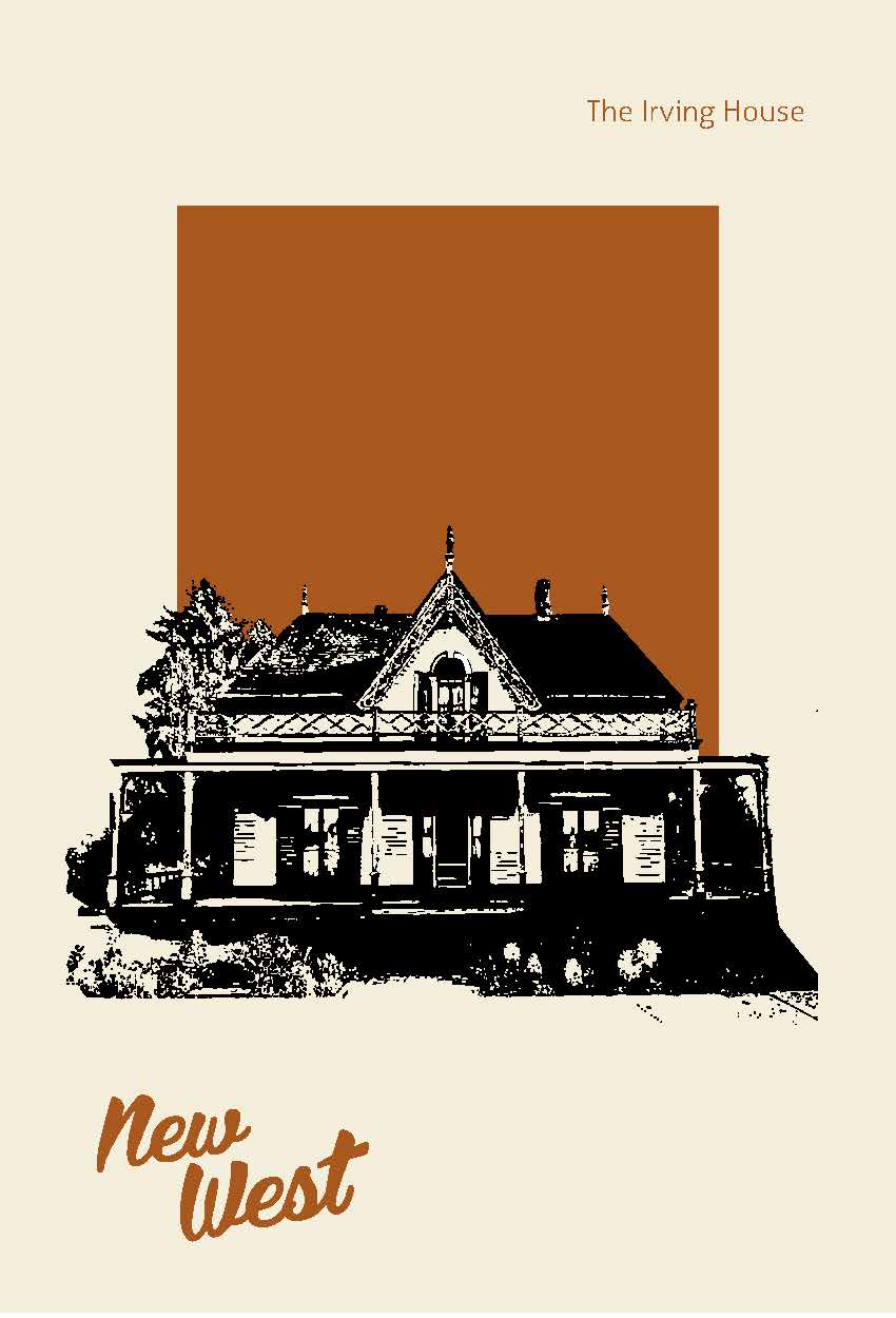 Postcard - The Irving House