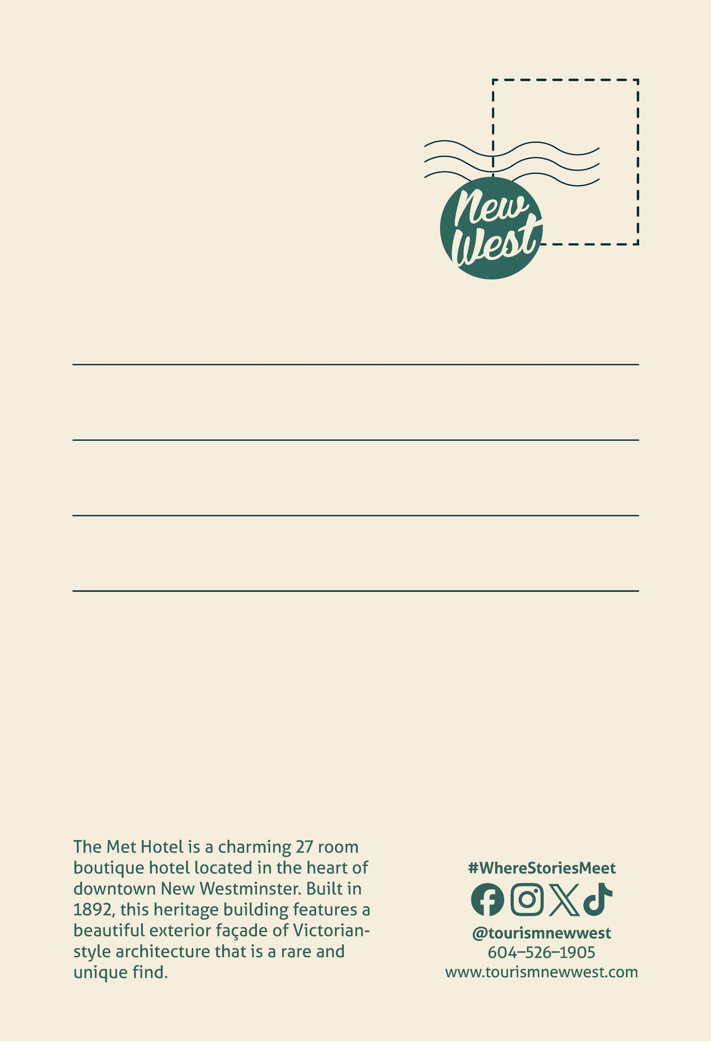 Postcard - The Met Hotel