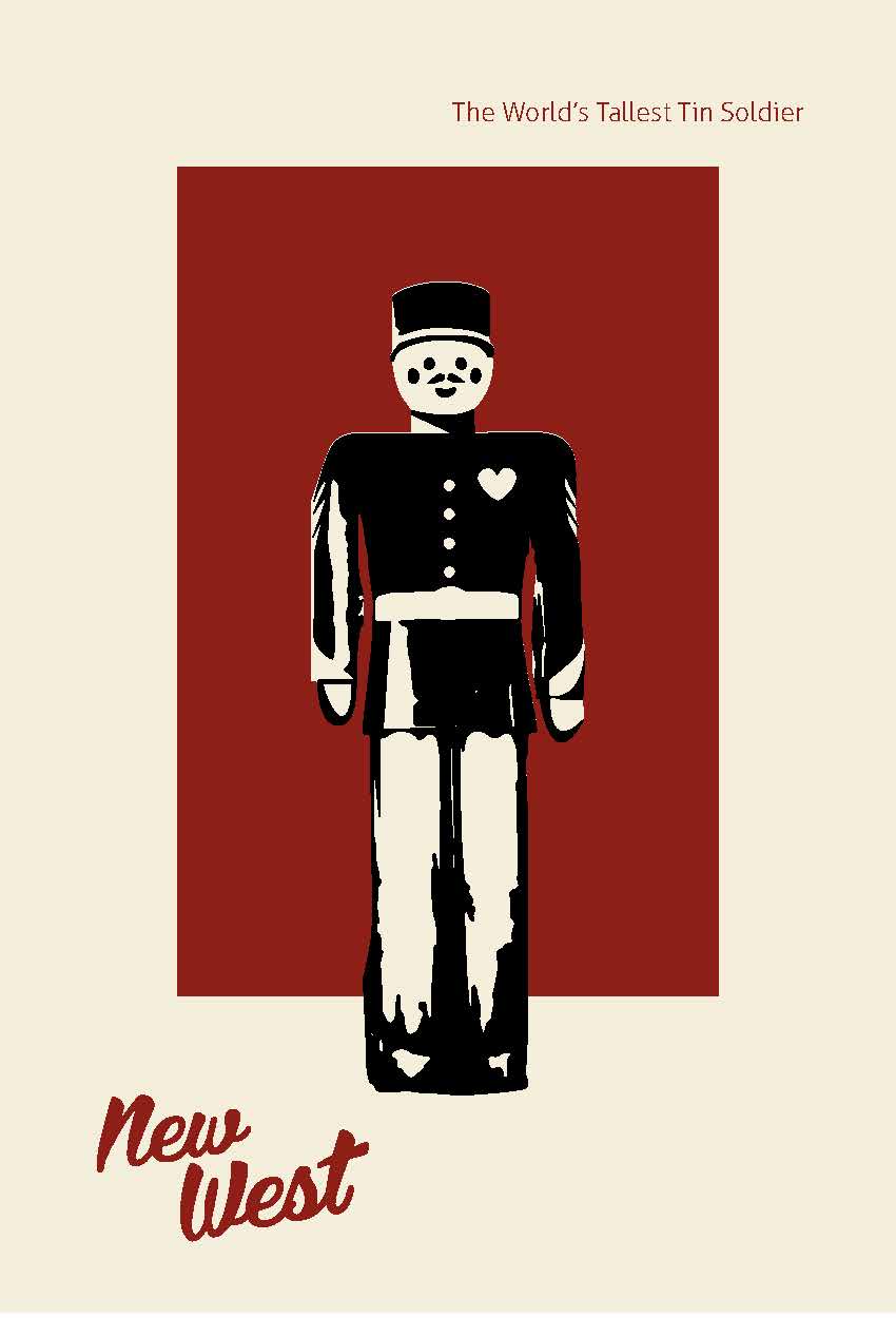 Postcard - The World's Tallest Tin Soldier